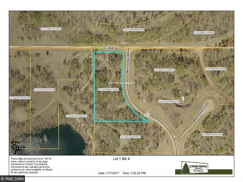 XXX Lot 1 Mahnomen RD, Trommald, MN 56441