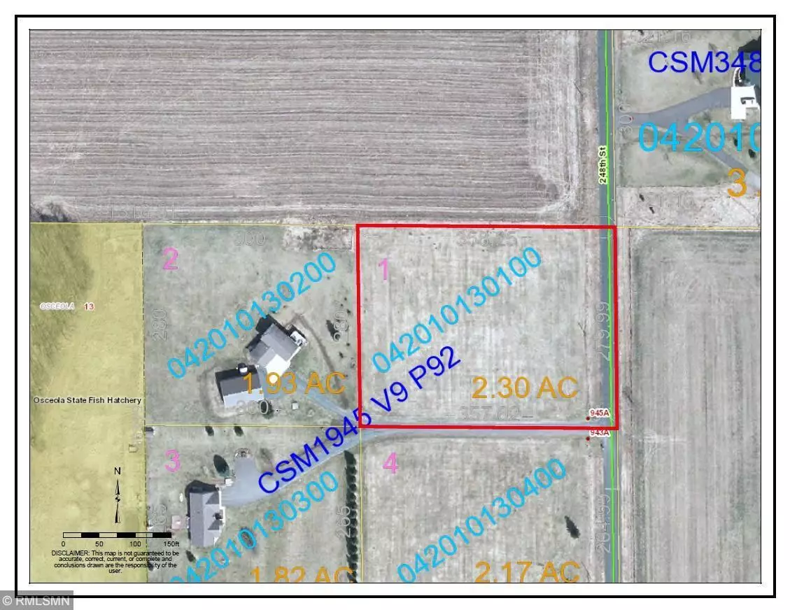 Osceola Twp, WI 54020,Lot 1 248th Street