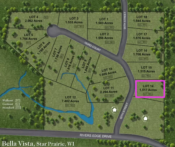 Star Prairie Twp, WI 54017,1825 (Lot 14) 90th ST