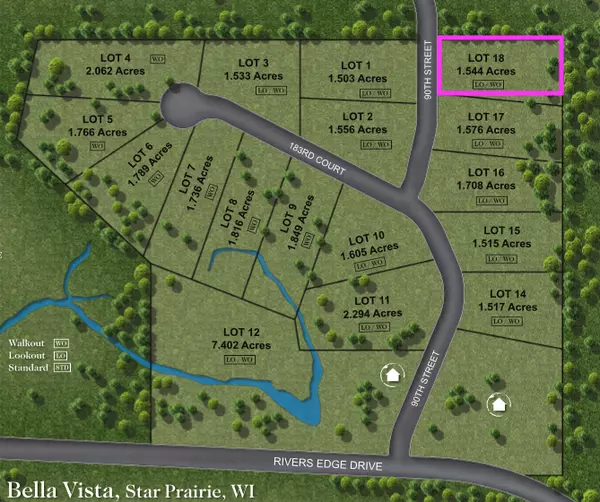 Star Prairie Twp, WI 54017,1839 (Lot 18) 90th ST