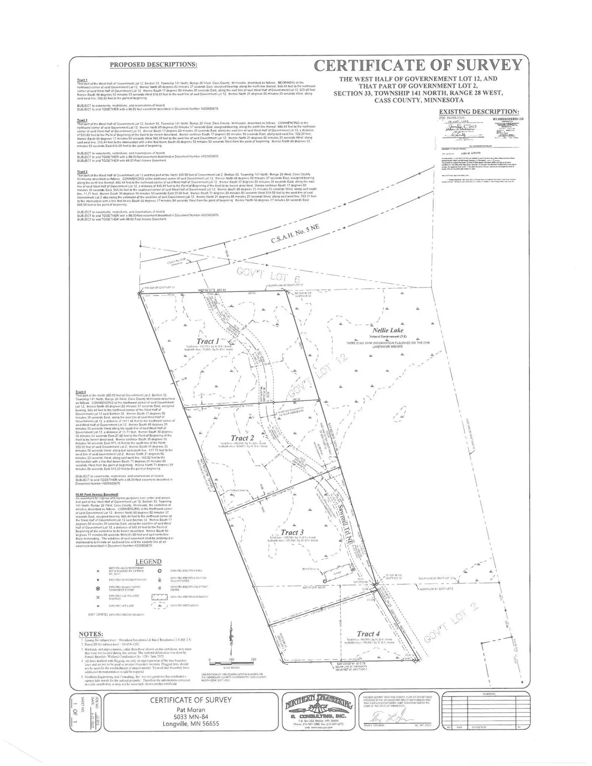 Longville, MN 56655,5113 Tract 1 Sawmill TRL NE