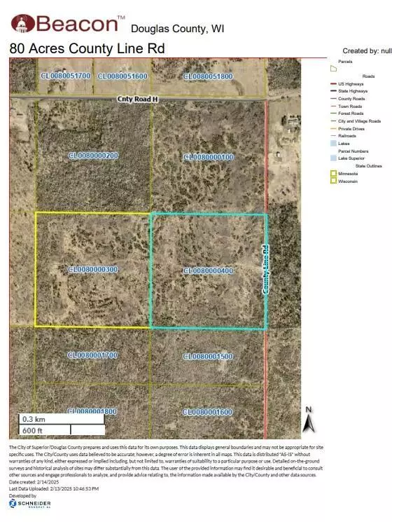 Cloverland Twp, WI 54820,15xxx County Line RD