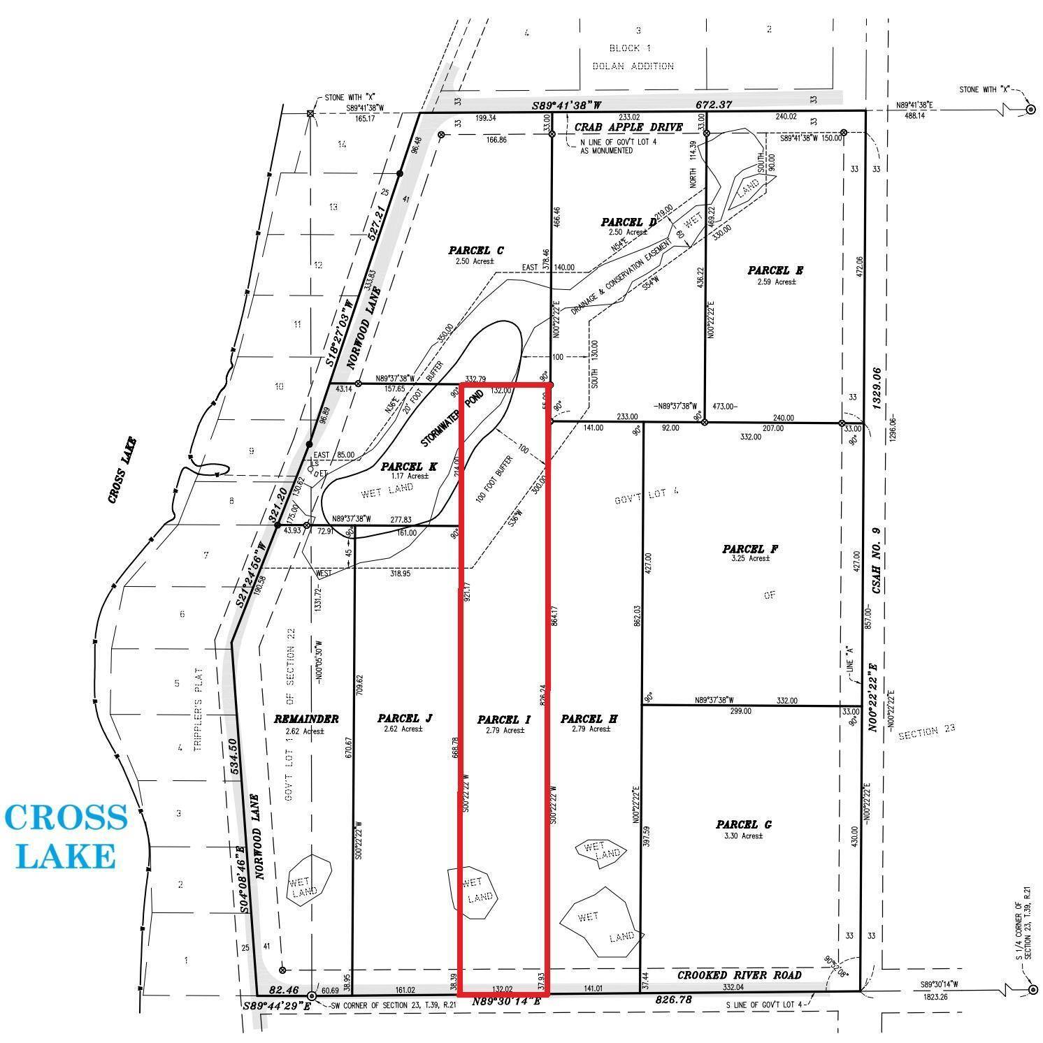 Chengwatana Twp, MN 55063,X Crooked River Rd, Lot I