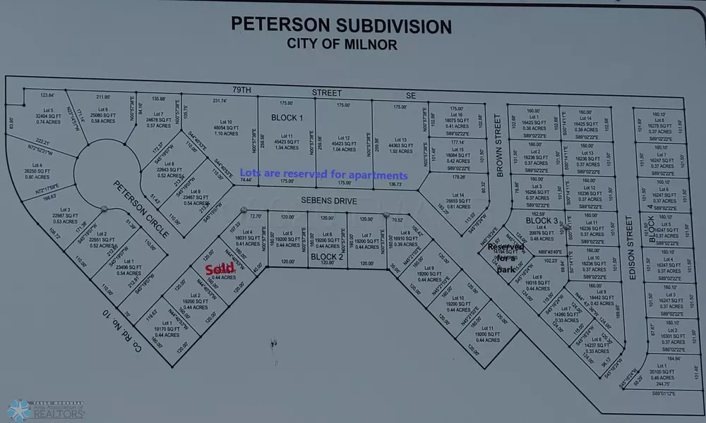1203 PETERSON CIR, Milnor, ND 58060