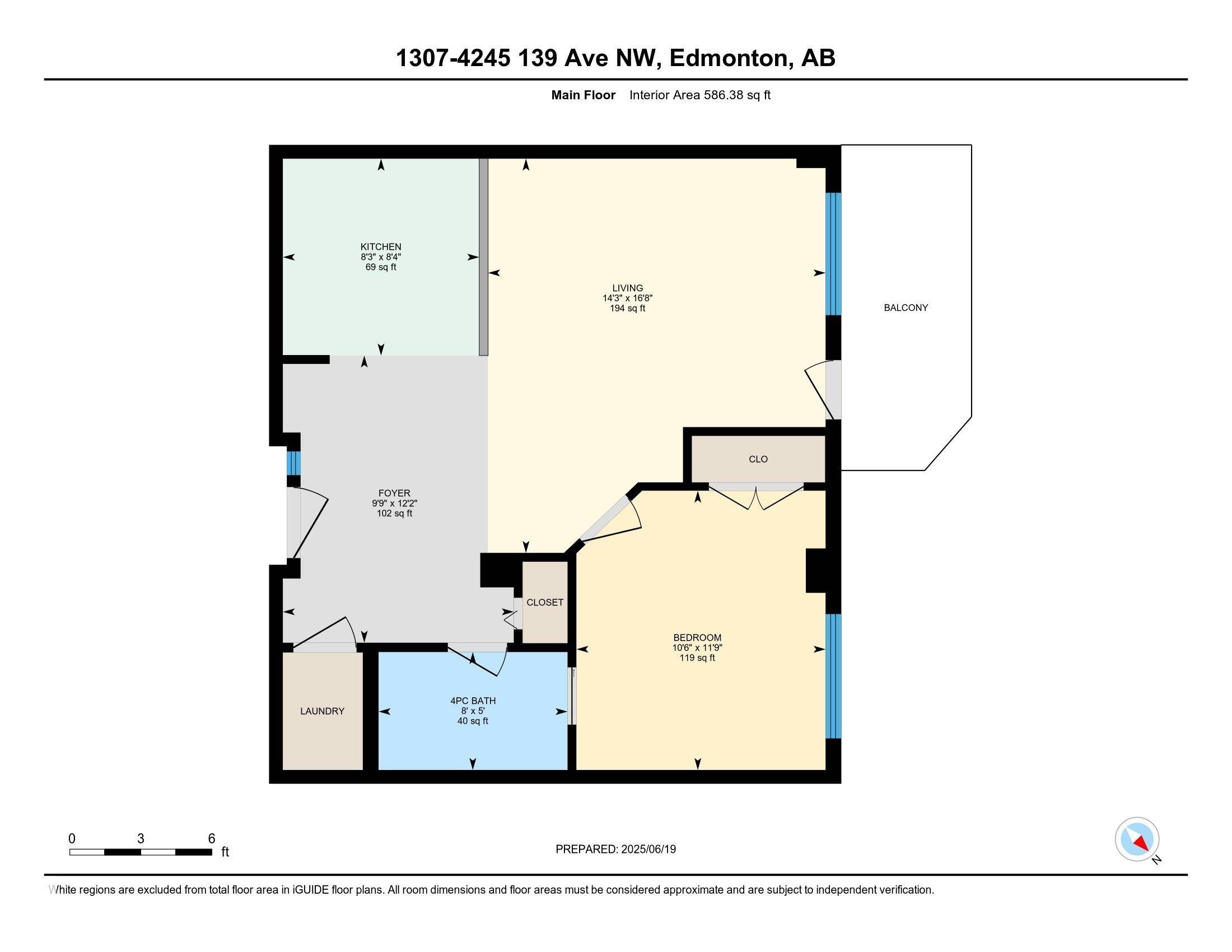 Edmonton, AB T5Y 3E8,#1-307 4245 139 AV NW
