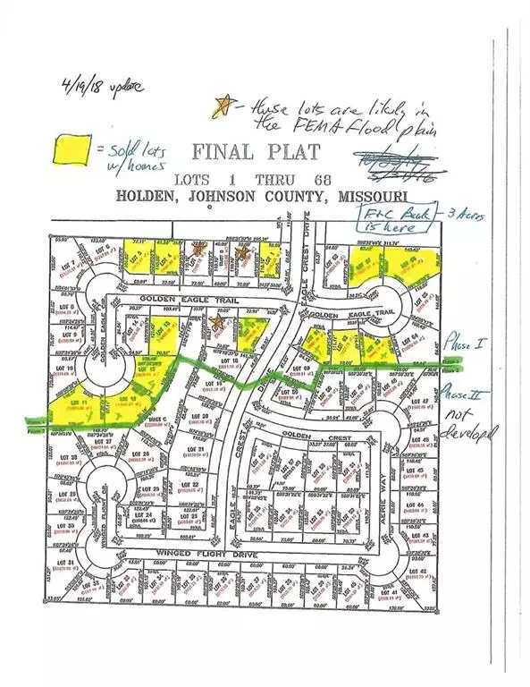 Holden, MO 64040,Lot#64 Golden Eagle TRL