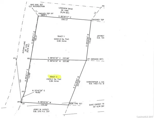 VAC Autumn LN #Tract #2, New London, NC 28127