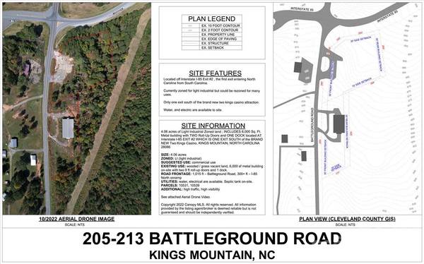 205, 213 Battleground RD, Kings Mountain, NC 28086