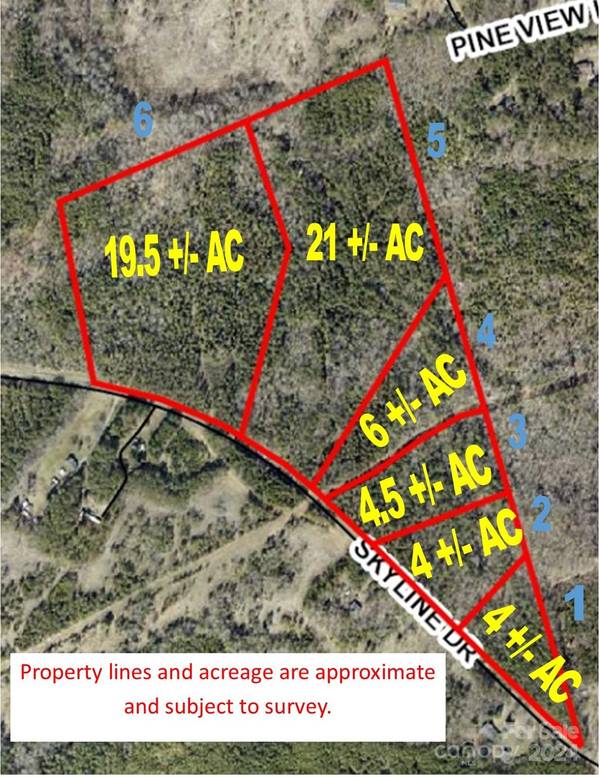 4+/- AC Skyline Rd Lot #1 Skyline RD #1, Chester, SC 29706