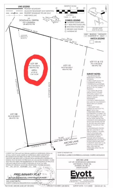 Lot 109 Archie LN, Monroe, NC 28112