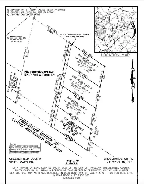 Lot 7 Crossroads Church RD, Mt Croghan, SC 29727