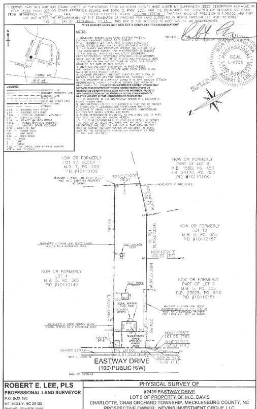 2439 Eastway DR, Charlotte, NC 28205