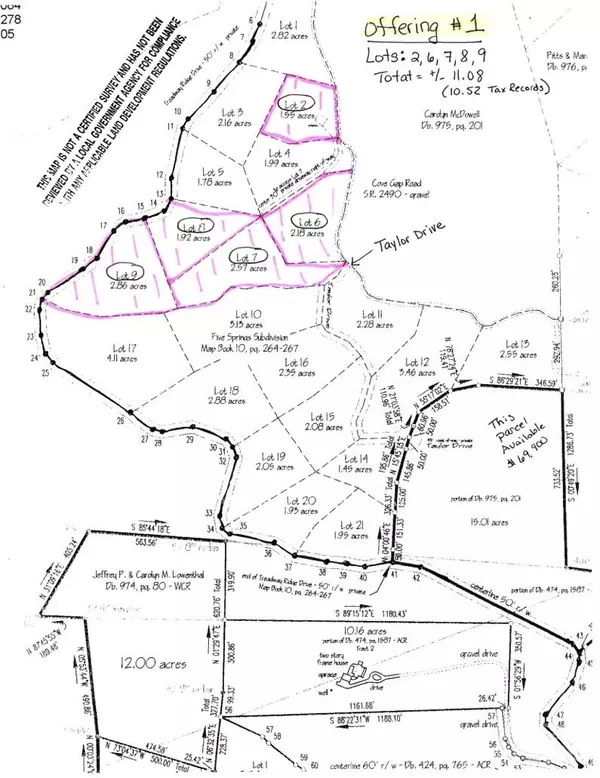 Moravian Falls, NC 28654,0 Cove Gap RD #Offering #1
