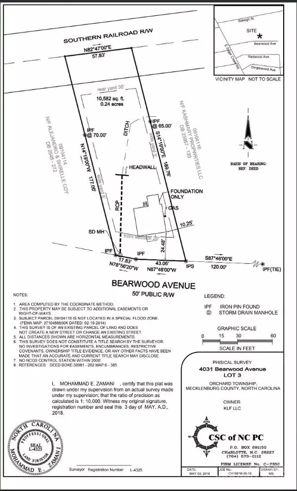 4033 Bearwood AVE, Charlotte, NC 28205