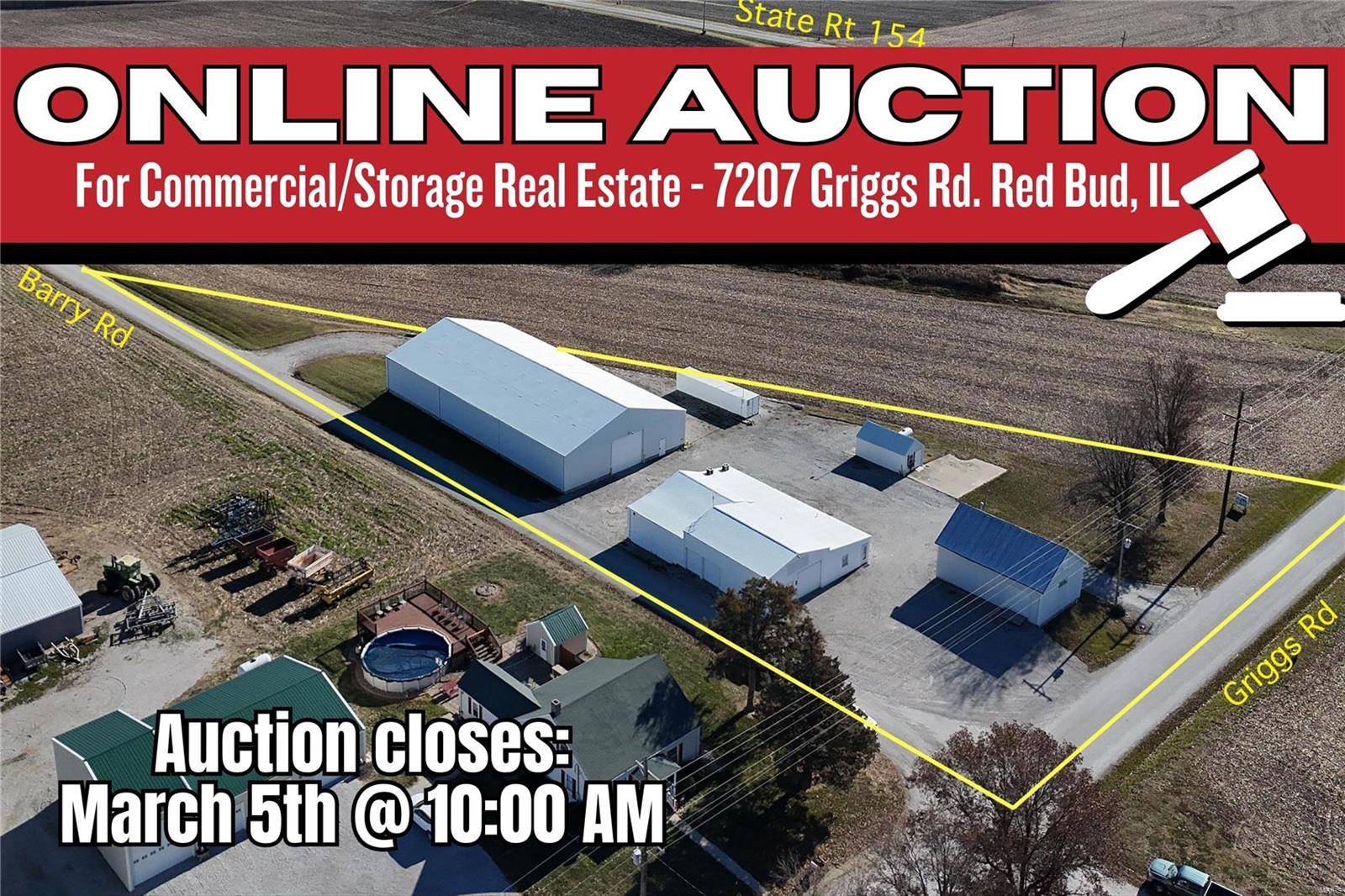 7207 Griggs RD,  Red Bud,  IL 62278