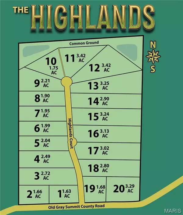 0 LOT 1 The Highlands CT, Pacific, MO 63069