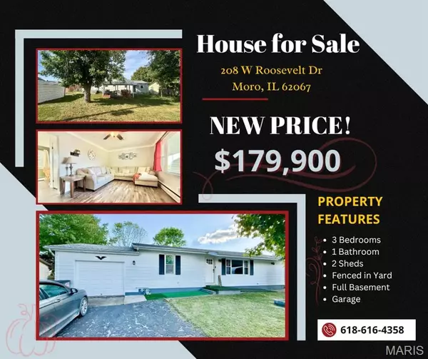 208 W Roosevelt DR, Moro, IL 62067