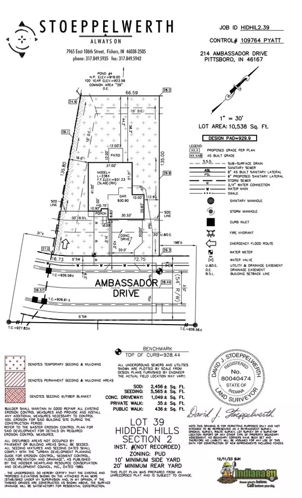 Pittsboro, IN 46167,214 Ambassador DR