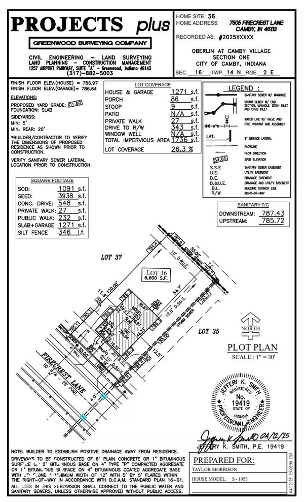 Camby, IN 46113,7505 Firecrest LN