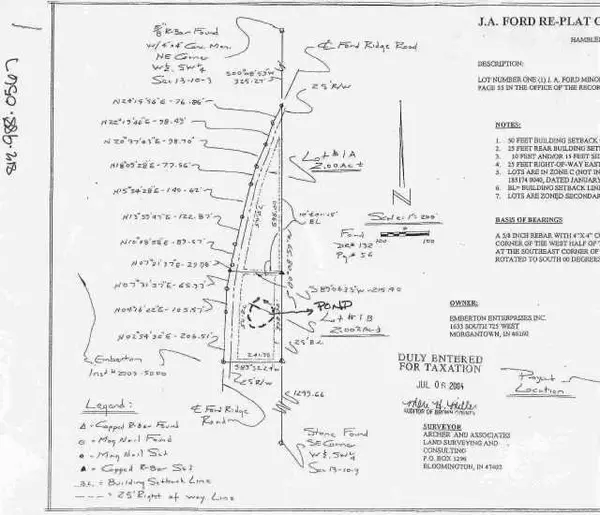 LOT  1A Ford Ridge RD, Nashville, IN 47448