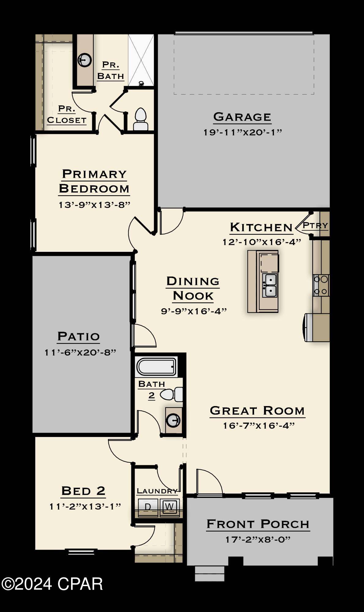 Panama City, FL 32405,2312 Swift CT #LOT 643 MANGROVE PLAN