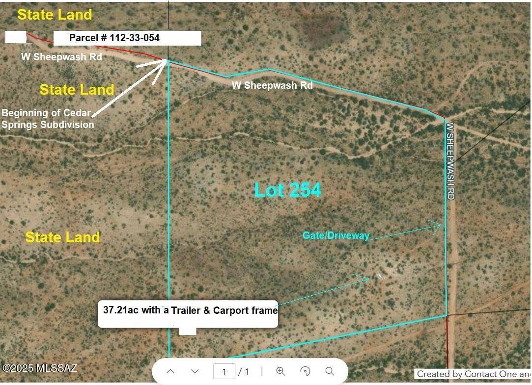 37.21ac W Sheepwash Road #254, Willcox, AZ 85643