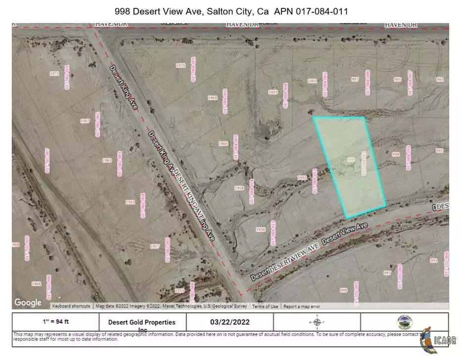 Salton City, CA 92274,998 DESERT VIEW AVE