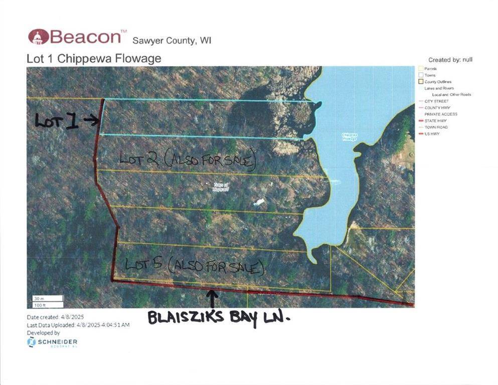 Hayward, WI 54843,Lot 1 XXX Blaiszik's Bay Lane
