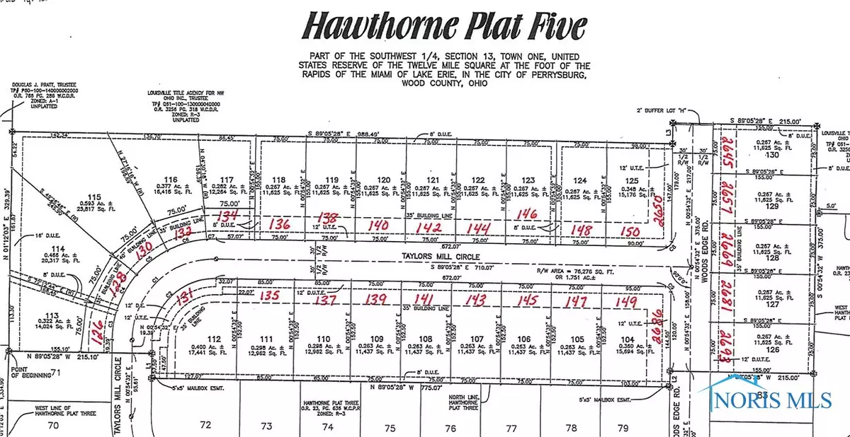 Perrysburg, OH 43551,LOT 118 HAWTHORNE