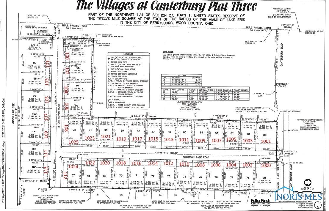 LOT 97 VILLAGES AT CANTERBURY, Perrysburg, OH 43551