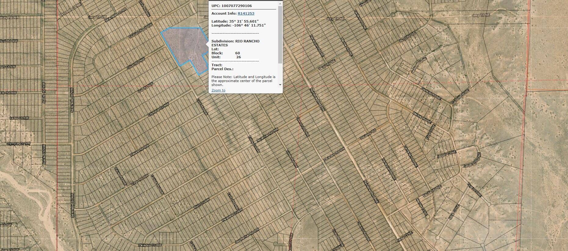 Lycric RD NW, Rio Rancho, NM 87144