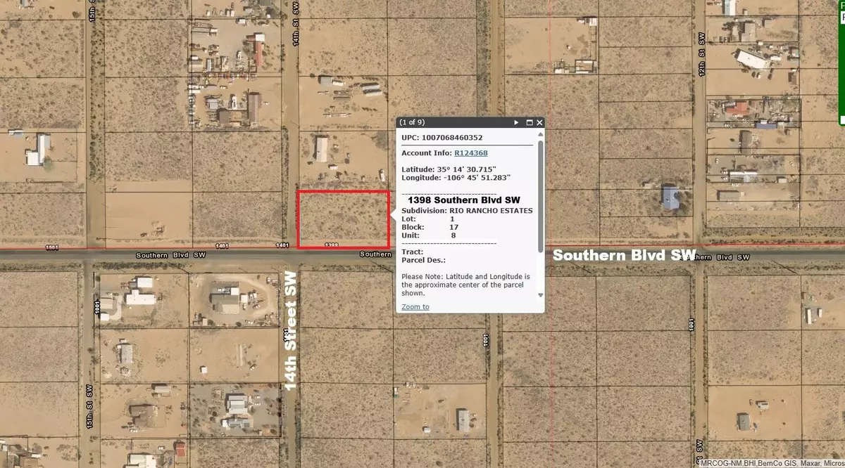 Rio Rancho, NM 87124,1398 Southern BLVD SW