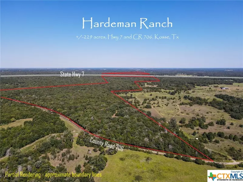 TBD HWY 7 and LCR 706 (+/- 229.3 acres), Kosse, TX 76653