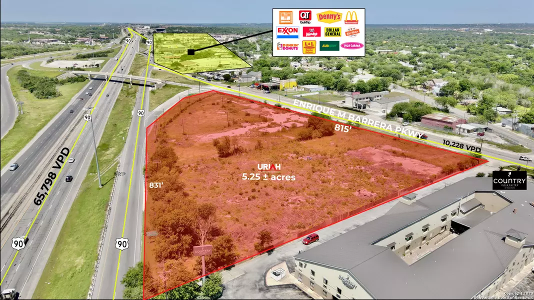 5.25 acres on Highway 90, San Antonio, TX 78230