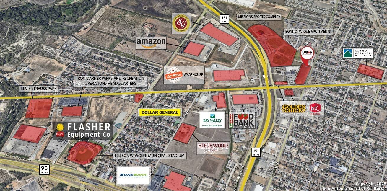 San Antonio, TX 78227,1.08 +/- AC HWY 90 and S Acme