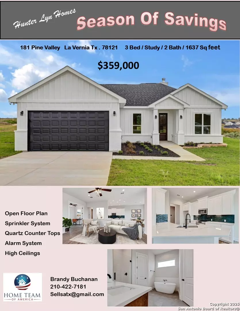 La Vernia, TX 78121,181 Pine Valley Dr