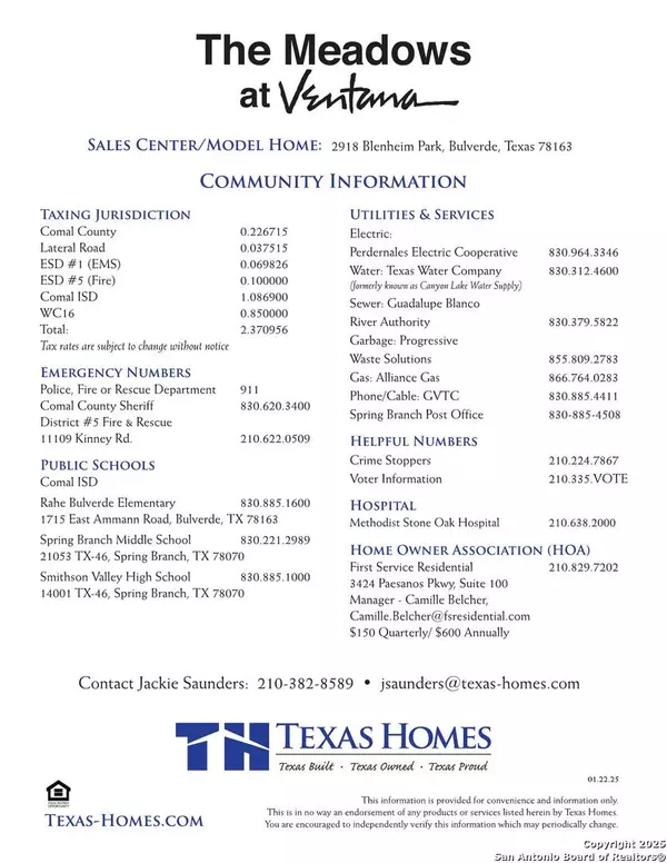 Bulverde, TX 78163,2986 McKinnie Park