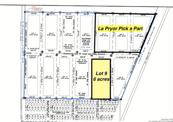 LOT 9 Summerwood Lane, La Pryor, TX 78872
