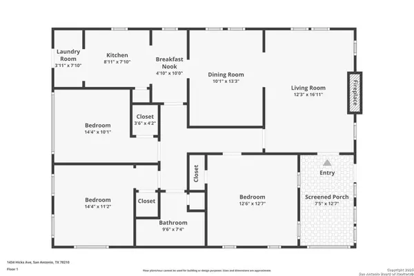 San Antonio, TX 78210,1434 hicks