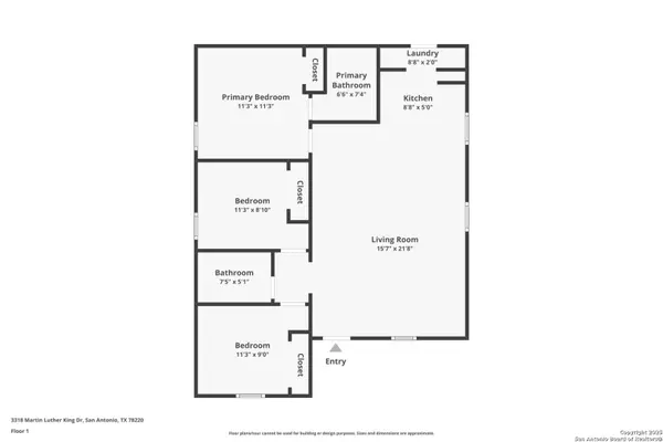 San Antonio, TX 78220,3318 Martin Luther King