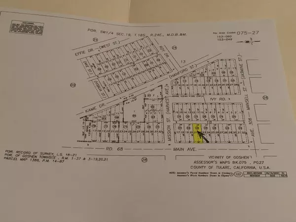 Goshen Lot 21-22 Blk 18, Goshen, CA 93227