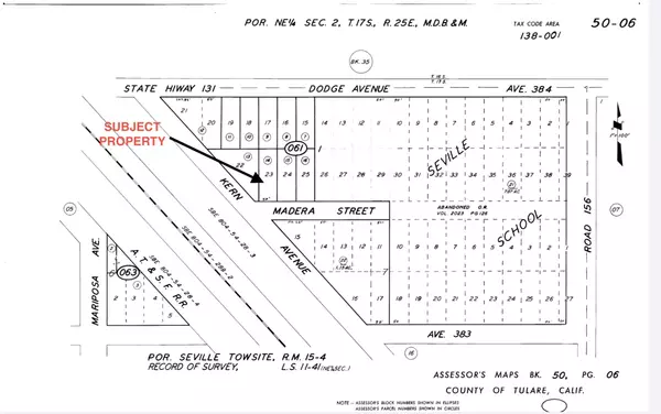 Madera Street,  Seville,  CA 93292