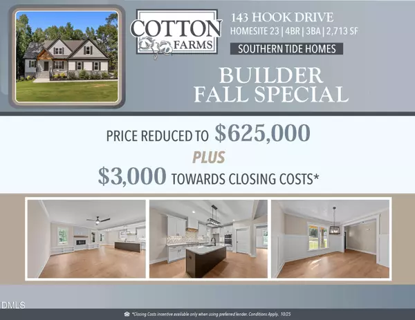 Fuquay Varina, NC 27526,143 Hook Drive #Lot 23