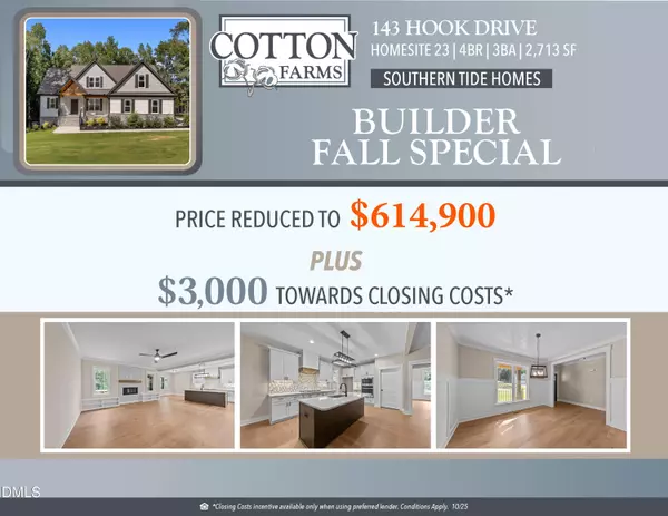 Fuquay Varina, NC 27526,143 Hook Drive #Lot 23