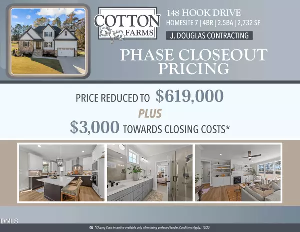 Fuquay Varina, NC 27526,148 Hook Drive #Lot 7