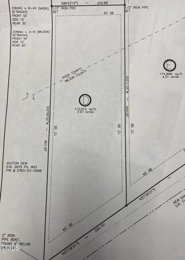 Lot D New Sandy Hill Church Road, Sims, NC 27880