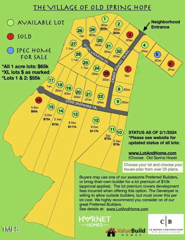 Lot 8 Green Downs Trail, Spring Hope, NC 27882