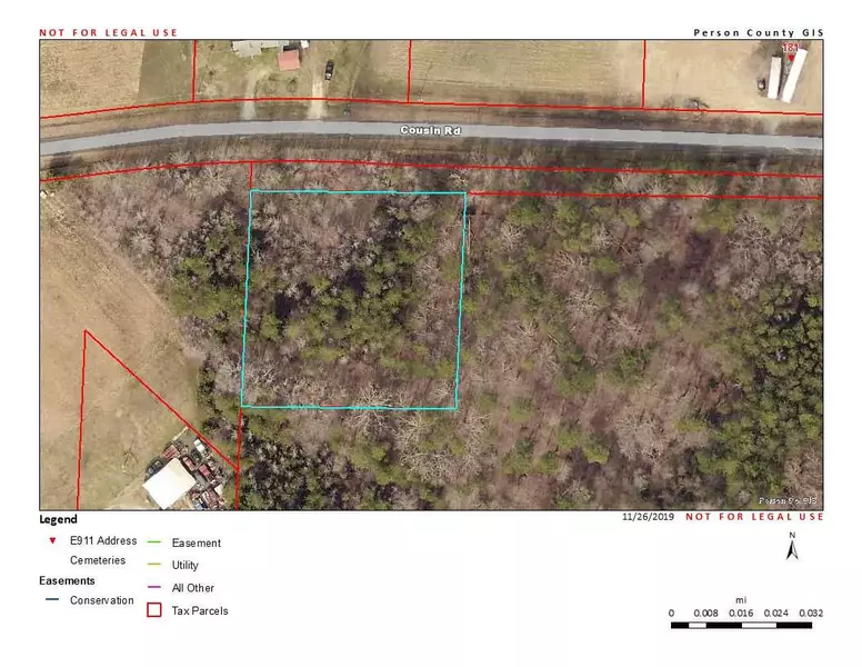 0.97 acre Cousin Road, Rougemont, NC 27572