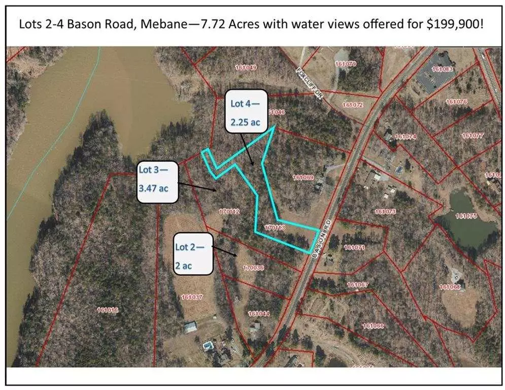 Mebane, NC 27302,3632 LOTS Bason Road