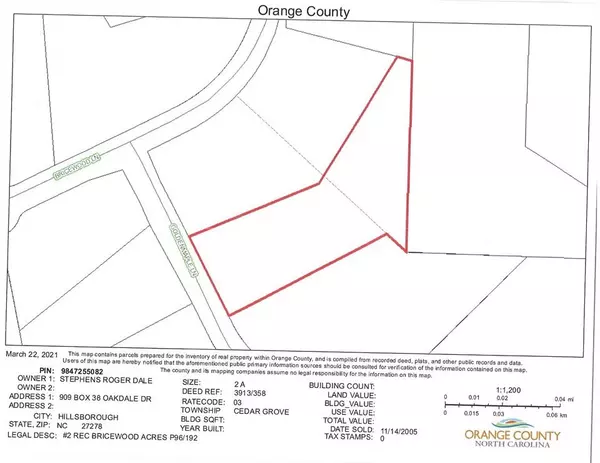 Golden Maple Lane, Cedar Grove, NC 27231